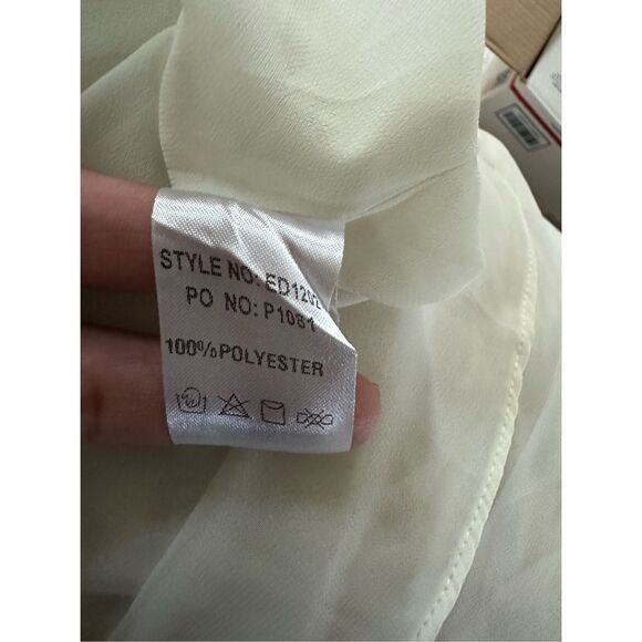 CALVIN TRAN NEW YORK FLORAL SMOCKED DRESS - Picture 9 of 9